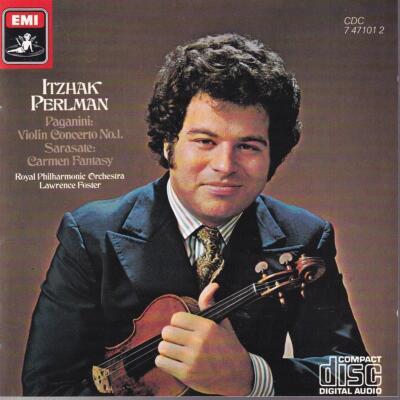 Violinkonzert 1 / Carmen-Fantasie [Audio CD] Perlman; Foster; Rrpo; Paganini und