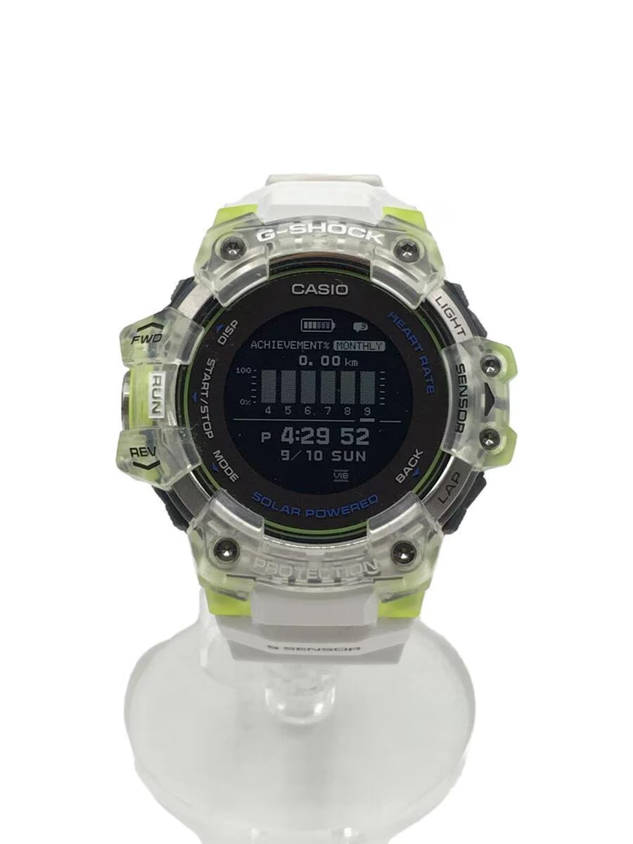 K*I様 新品未着用 CASIO G-SHOCK GBD-H1000-7A9JR Casio G-SHOCK G-SQUAD GBD-H1000-7A9JR Men's Watch White from