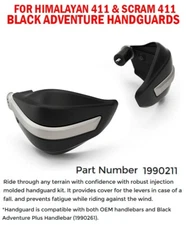 "BLACK ADVENTURE HANDGUARD" FIT FOR ROYAL ENFIELD HIMALAYAN 411 & SCRAM 411