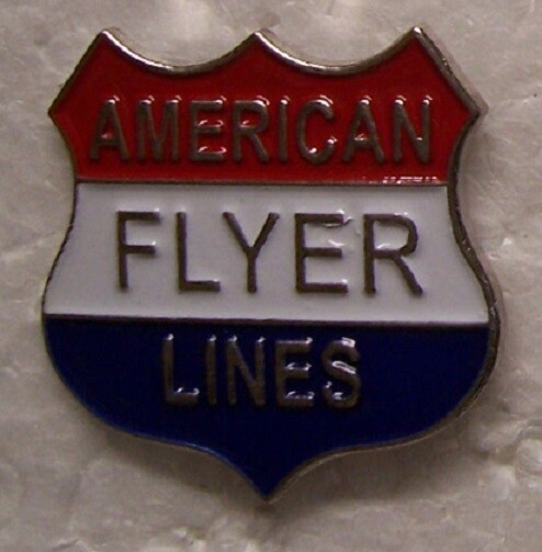 Vintage American Flyer Lines Hat Pin Railroad Logo Model Train Sign