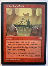 TELIM'TOR'S EDICT - MAGIC THE GATHERING - MIRAGE - RARE