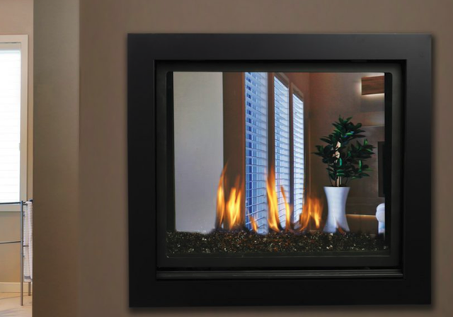 Kingsman Mcvst42 Multi Sided See Thru Clean View Gas Fireplace