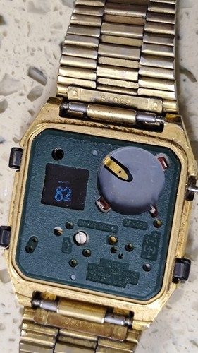 CITIZEN 8988-Q8491 ANA-DIGI TEMP QUARTZ MEN'S WATCH NOT WORK FOR PARTS - Picture 2 of 7