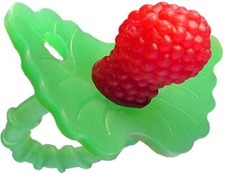 RaZbaby RaZberry Silicone Baby Teether Toy - Berrybumps or Sore Gums