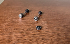 MINT Aurora AFX Magnatraction Axles w/ Five Spoke Wheels  Crown Gear