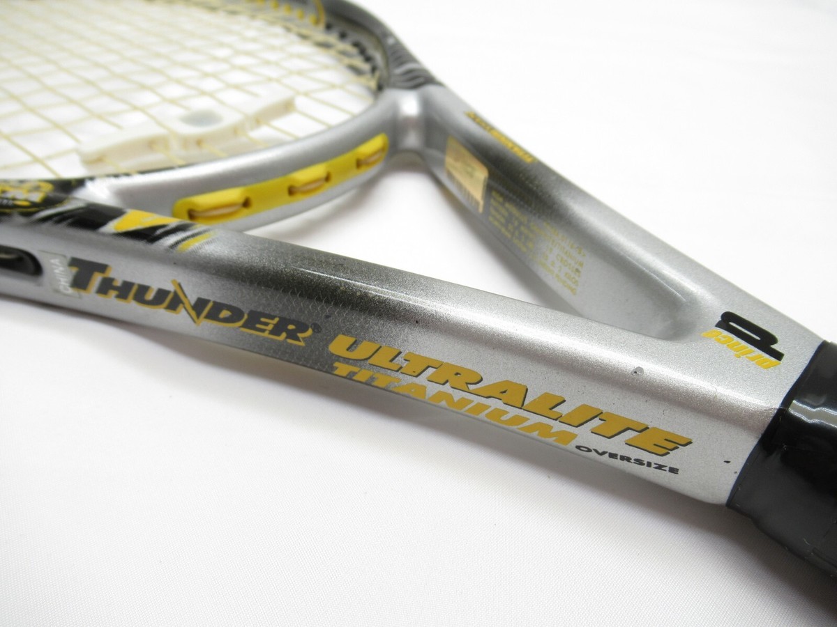Prince THUNDER ウルトラライト VTG NOS Prince Thunder UltraLite Titanium Tennis Racket 4 3