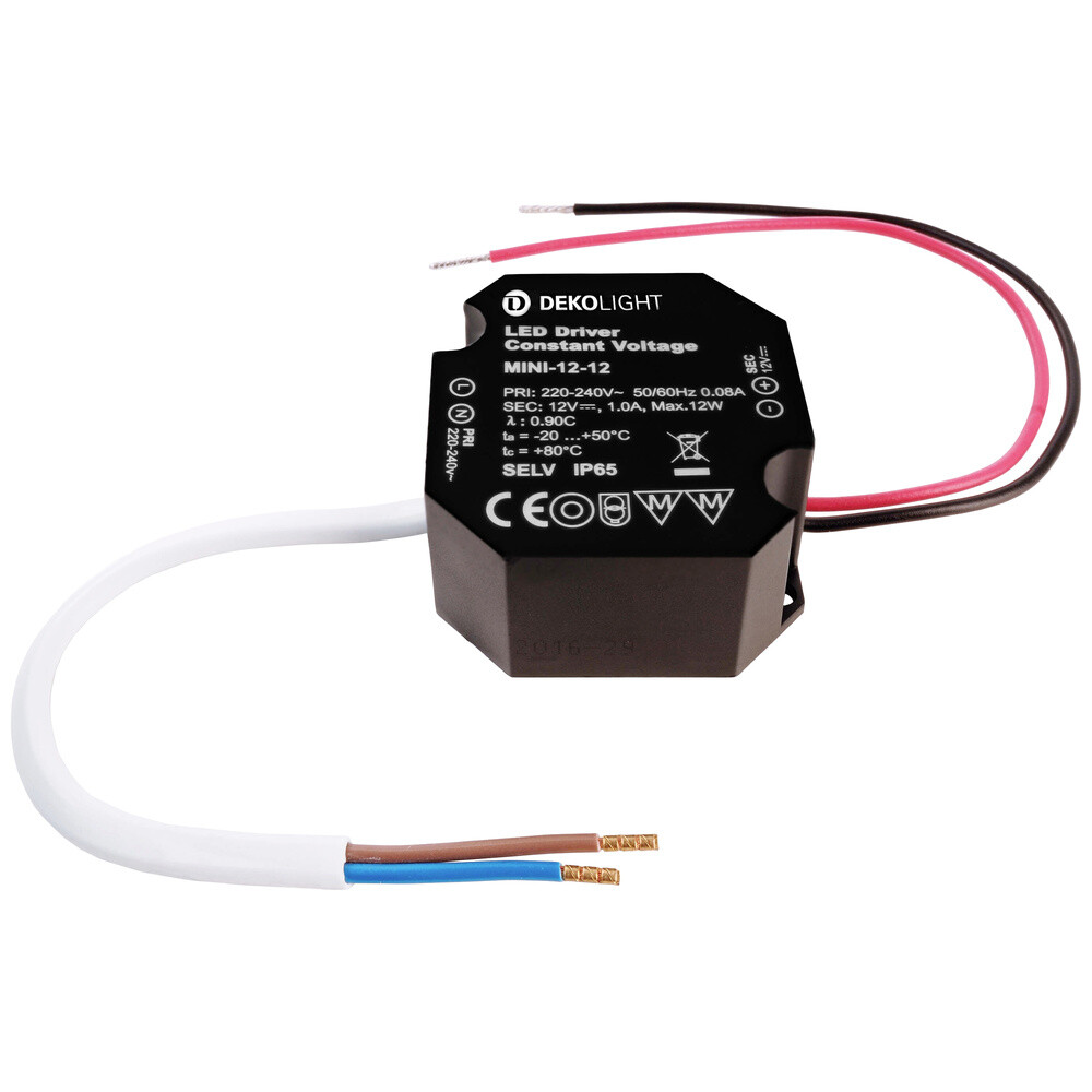 Deko Light OCTO, CV, Mini 12V/12W LED-Максимальная постоянная мощность 12 Вт 0 - 1000...