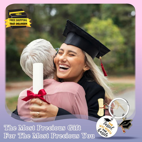 Class of 2025 Graduation Gifts for Her Him Graduation Keychain Senior 2025 High - Picture 7 of 7