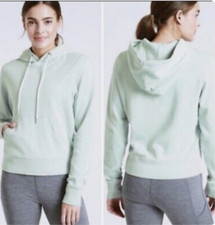 Women's ATHLETA Sundown Hoodie Sweatshirt Organic Cotton Size: Medium opal green