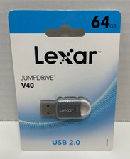 LEXAR JumpDrive V40 64GB USB 2.0 Flash Drive--NEW