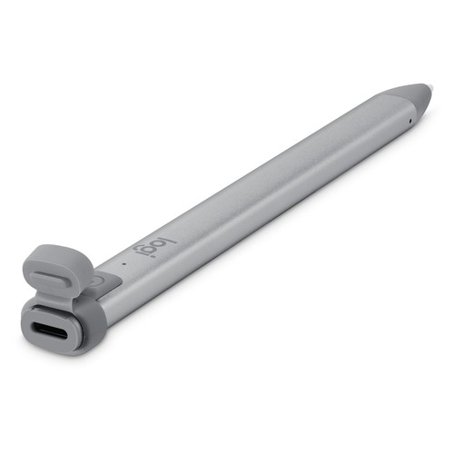 Logitech Crayon Bleistift Digital Bleistift grau für Apple iPad Lightning - Bild 4 von 5
