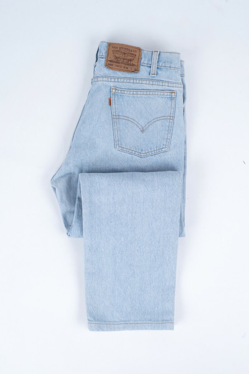 Levi's 505 Orange Tab Vintage Light Blue Jeans, W34/L28 | eBay Levi's 505 Orange Tab Vintage Light Blue Jeans, W34/L28 | eBay