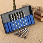 10PC Tungsten TCT Carbide Burrs Die For Dremel Rotary Tool Grinder Drill Bit