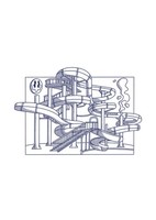 Notizbuch A4: 144 Seiten Liniert Wasserrutsche