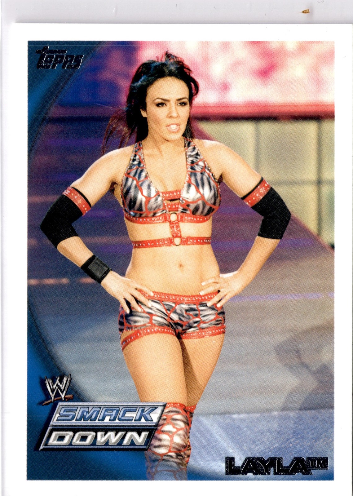 2010 Topps WWE #2 Layla (AU)