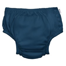 i play. by Reusable, Eco Snap Swim Diaper with Gussets, UPF 50, Navy, Patente...