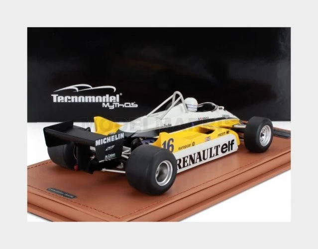 TECNOMODEL TMD18-399B RENAULT - F1 RE30B V6 TURBO TEAM RENAULT ELF N 16 WINNER I - Immagine 2 di 2