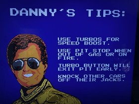 Danny Sullivan's Indy Heat Nintendo NES With Box And Manual