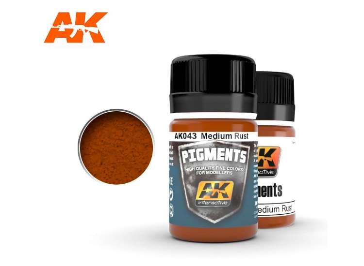AK Interactive 00043 35ml Pigment - Medium Rust