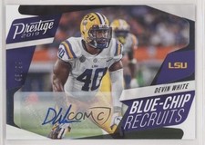 2019 Panini Prestige Blue Chip Recruits Xtra Points 43/99 Devin White Auto 1x9