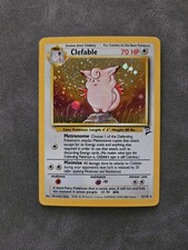 Pokémon TCG Clefable 5/130 Unlimited Holo Rare - WOTC Base Set 2 - NM on eBay