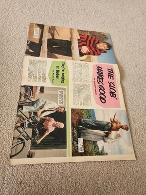 TPBBK8 MAGAZINARTIKEL & BILD 18X12'' ROBERT MITCHUM 