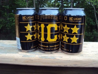 PITTSBURGH PIRATES IC LIGHT 2026  / PBC IRON CITY empty 12 oz b33r can