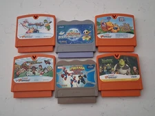 Lot of 6 VTECH VSMILE Games