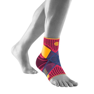 Bauerfeind Sports Ankle Support, , Rechts Fußgelenkbandage berry