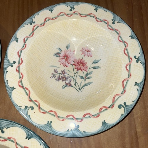 Lenox China European Garden Collection Suppenschalen mit Staude Gartenrand Neu mit Etikett - Bild 4 von 7
