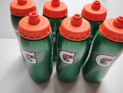 6 Gatorade Water Bottles 20oz Team Pack NEW Sports Squeeze Sideline