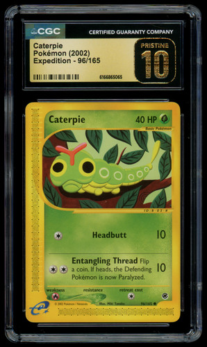 Caterpie graded CGC 10 for sale on eBay