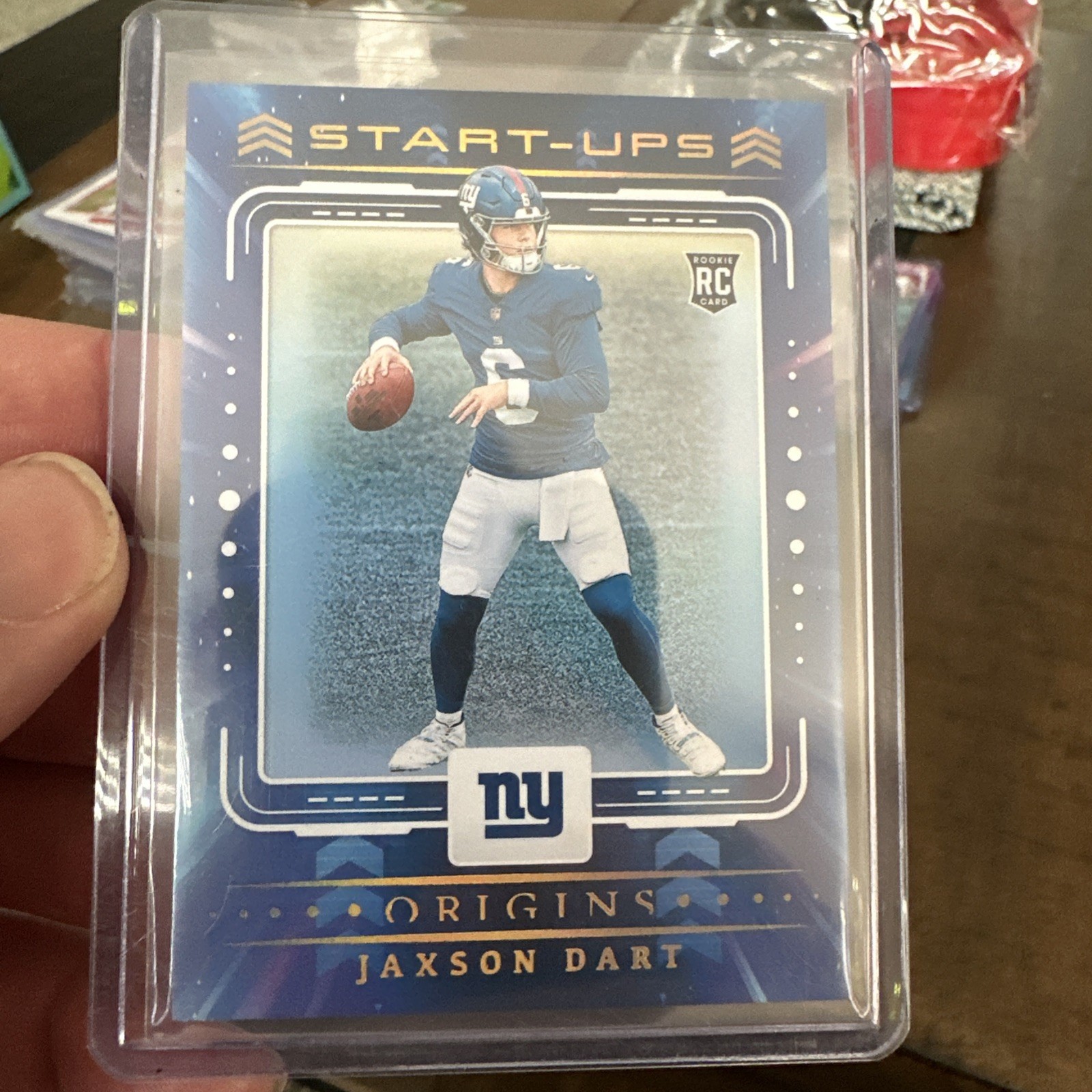 2025 Panini Origins Start-ups Jaxson Dart RC New York Giants