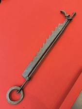 Crémaillère De Cheminée Ancienne Fer Forgé