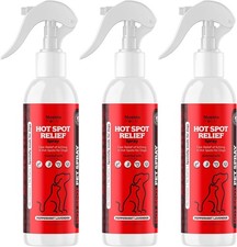 Nuesta Pets Hot Spot Relief Spray for Dogs, Pet Stain Removers, 3-Pack, 10 oz