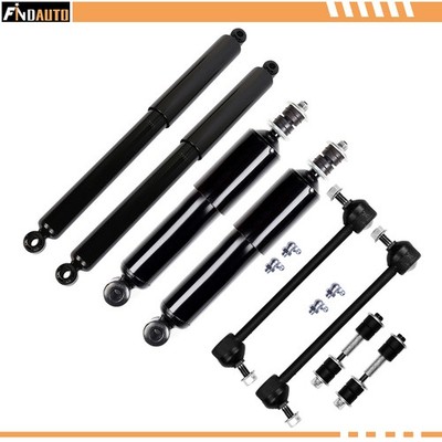 Front Rear Shocks Absorbers Sway Bar End Links 4WD For 2000-2004 Nissan Xterra