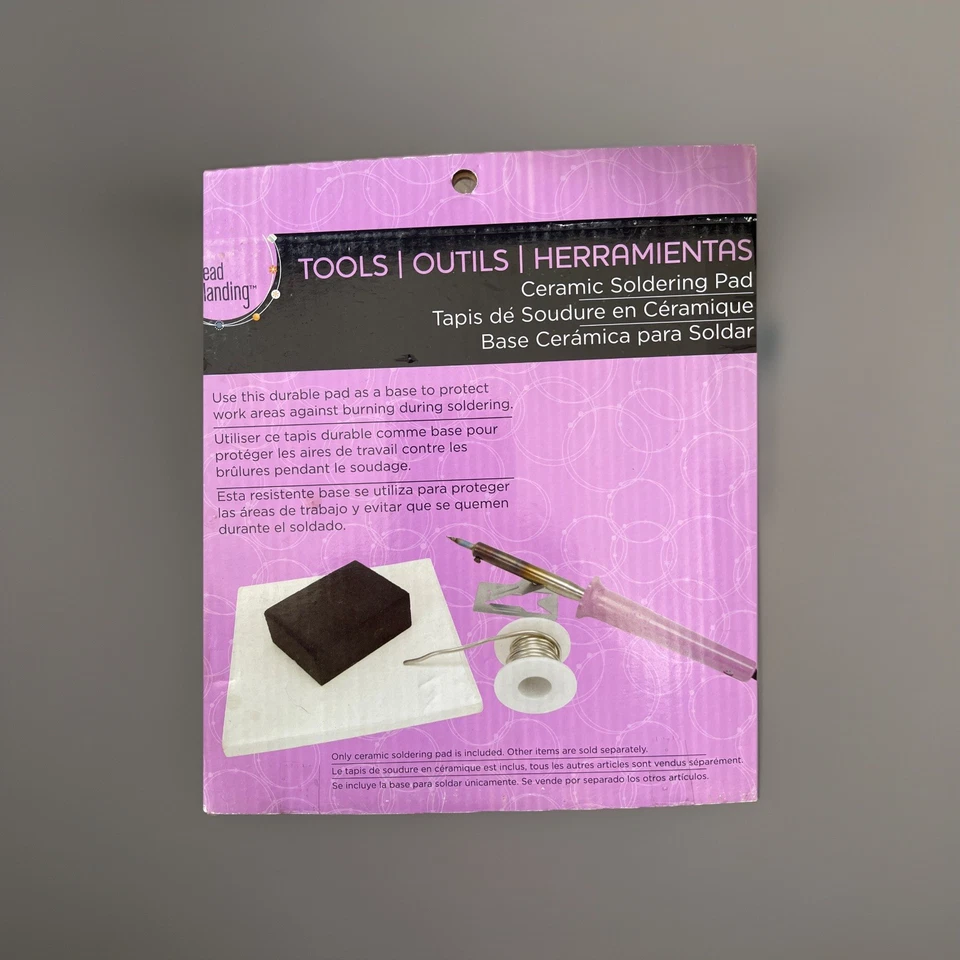 Bead Landing Ceramic Soldering Pad Base for Jewelry Making New 6" Foto 3 de 3