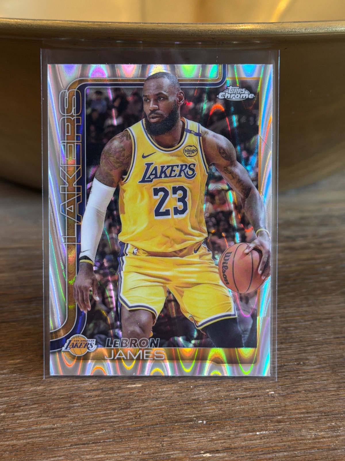 2025-26 Topps Chrome Basketball Lebron James Raywave #127