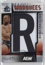 2025 SP Game Used AEW Marquees Letter Patch 16/50 Bryan Danielson #MQ-BD