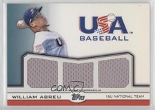 2011 Topps USA Baseball Team Triple Relics /240 Willie Abreu William #TR-WA 0qi4