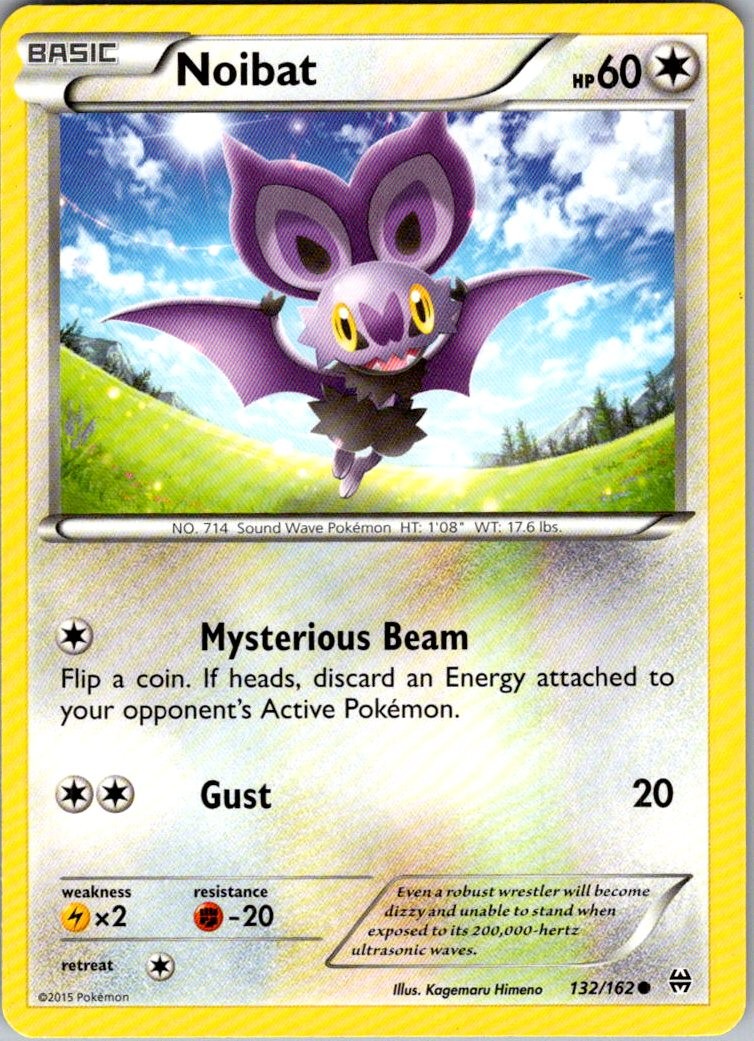 Noibat BREAKthrough 132/162 Common Pokemon Near Mint