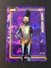 2026 Topps Chrome Marvel Comics #138 Moon Girl Purple Sapphire /75