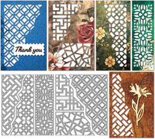 Background Frame Die Cuts Irregular Border Embossing Template