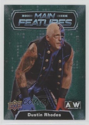 2022 AEW All Elite Wrestling Main Features Green 82/199 Dustin Rhodes #MF-30 m4n