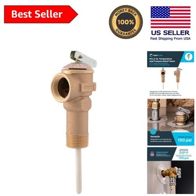 NCLX-5L 3/4 Inch Temperature & Pressure Relief Valve - 290 Bars Safety Assurance
