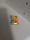 I Love Wrestling Wrestler Strong Man Showing Muscle Arm Vintage Lapel Pin 1980's — photo 2