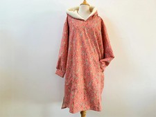Handmade Hoodie Dress, Oversize Hoodie Dress, Winter Hoodie Dress