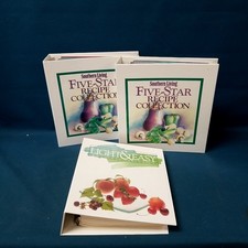 3 Vtg 90s Oxmoor House 3 Ring Binder Southern Living Cookbooks
