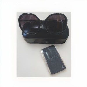 Coach C9204 HC8343 50028G Sunglasses Women's Black/Gray  Gradient Round Shape