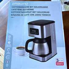 Ambiano TCM-1 Filter-Kaffeemaschine Edelstahl silber/schwarz Isolierkanne
